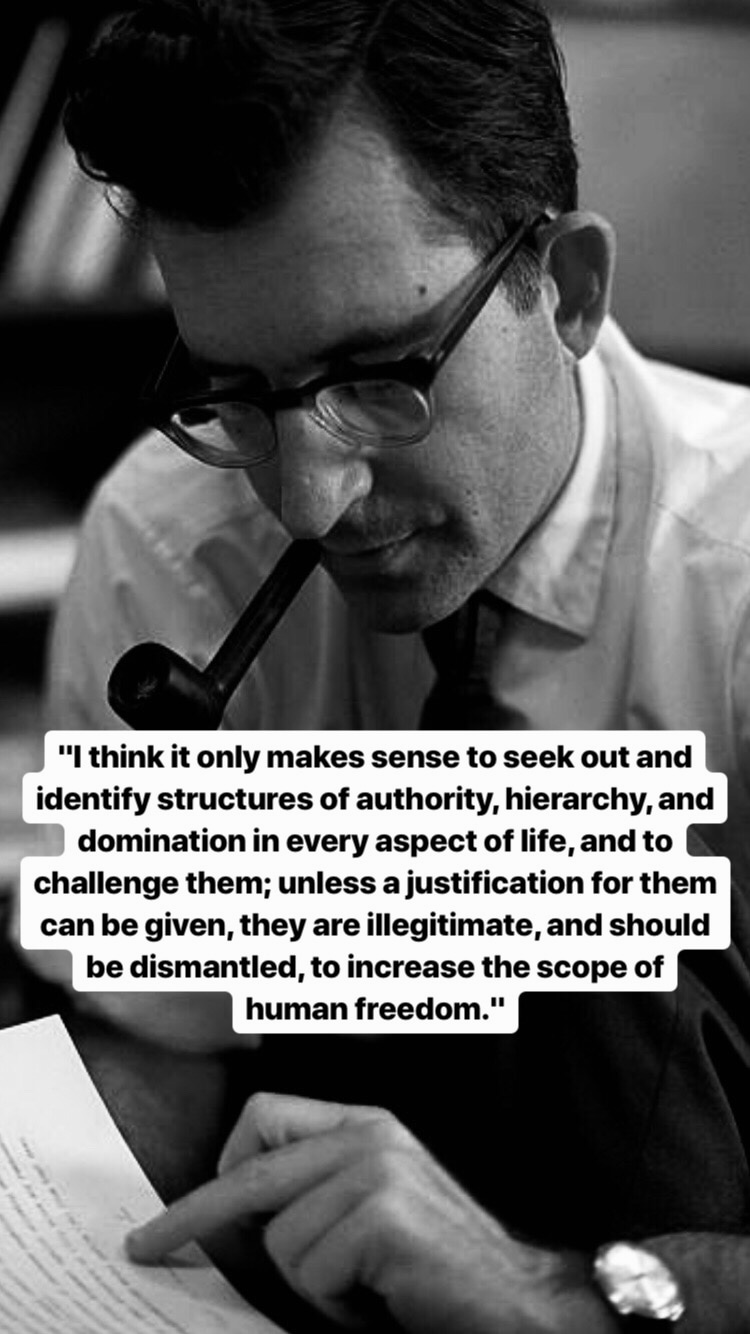 Photo of Noam Chomsky