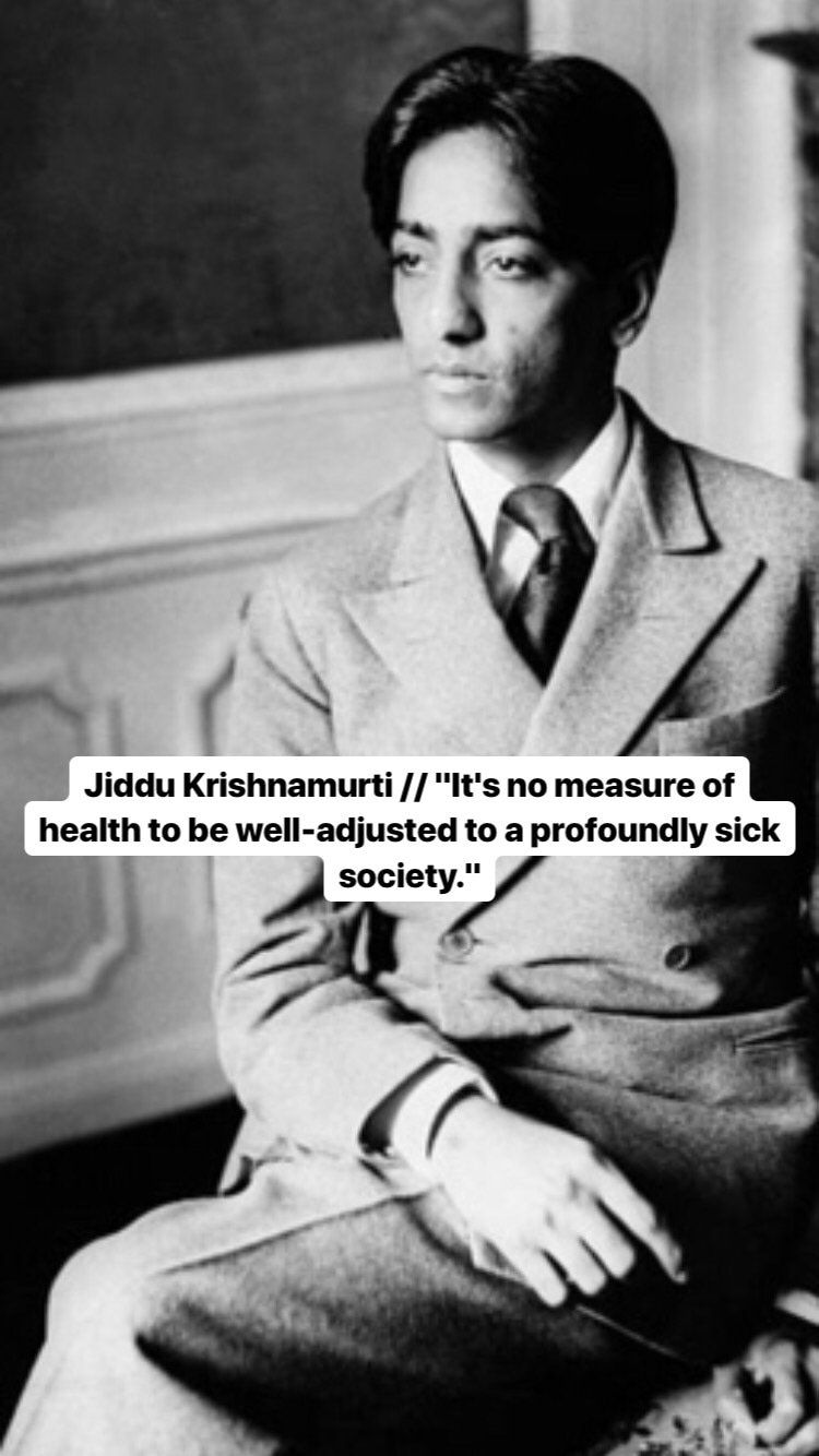 Photo of Jiddu Krishnamurti