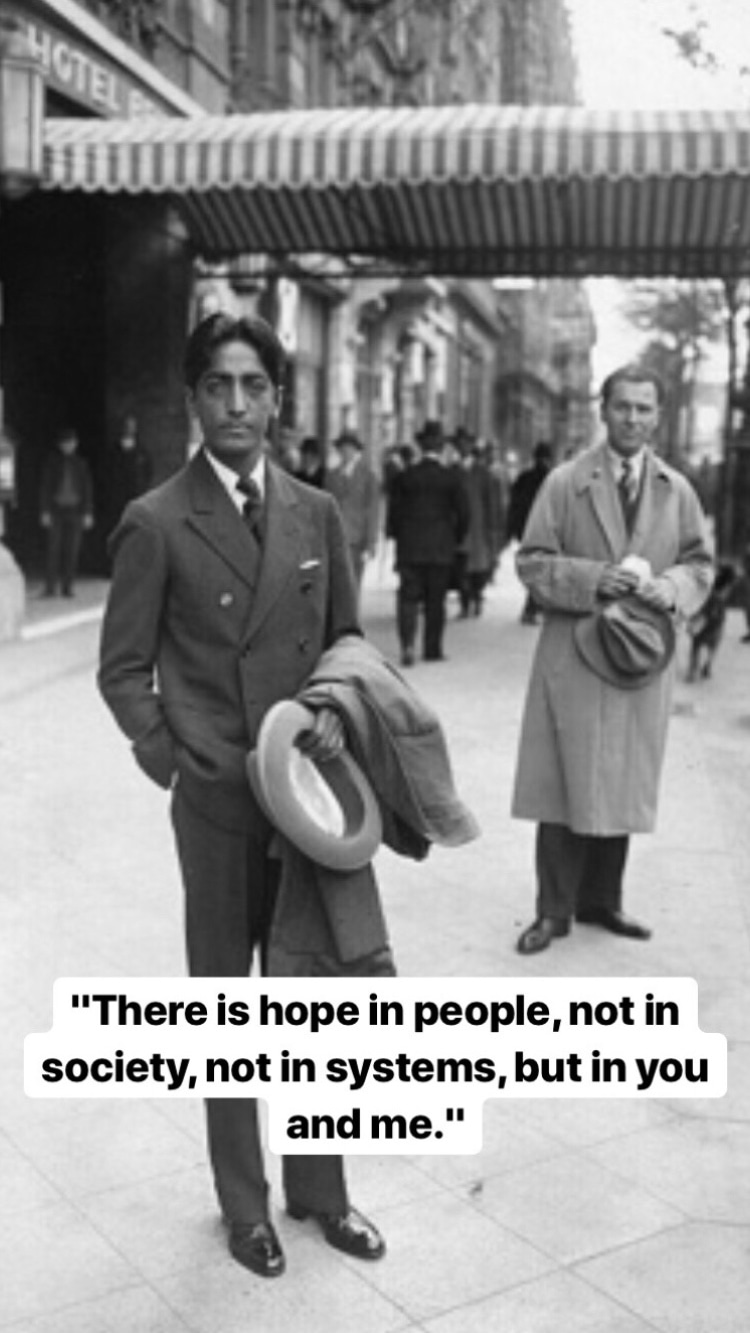 Photo of Jiddu Krishnamurti