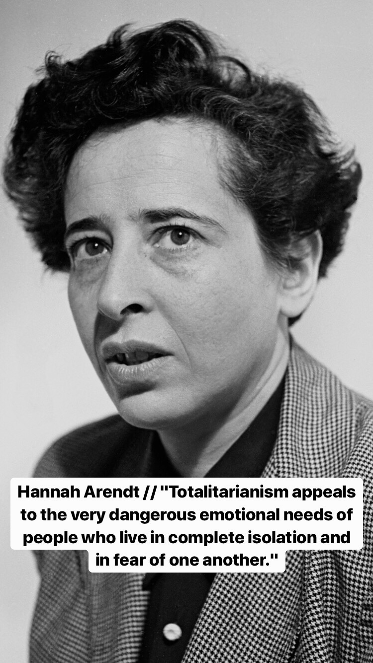 Photo of Hannah Arendt