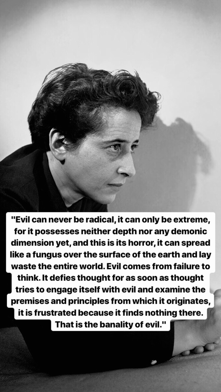 Photo of Hannah Arendt