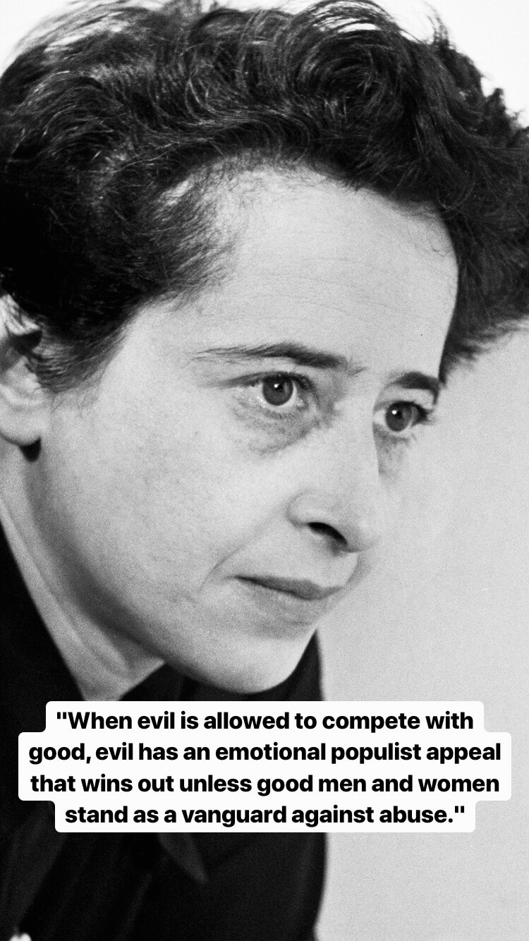Photo of Hannah Arendt