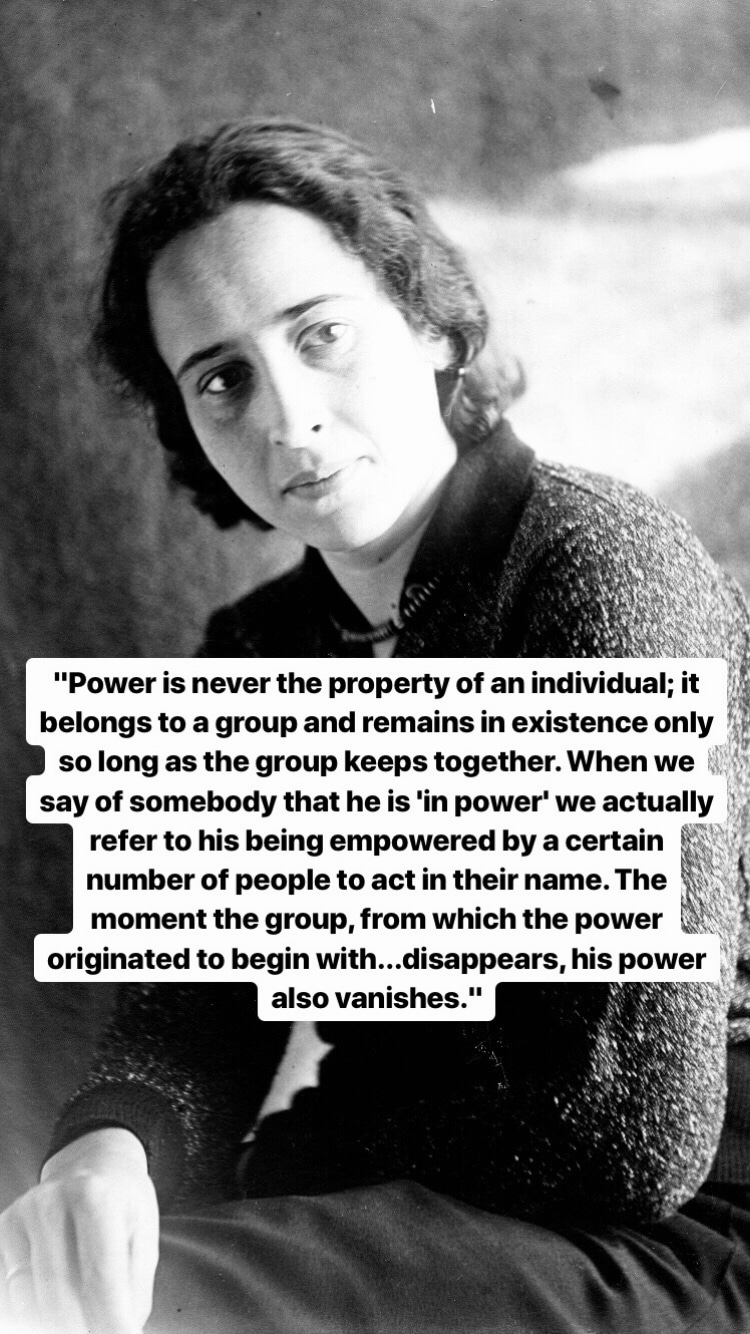 Photo of Hannah Arendt