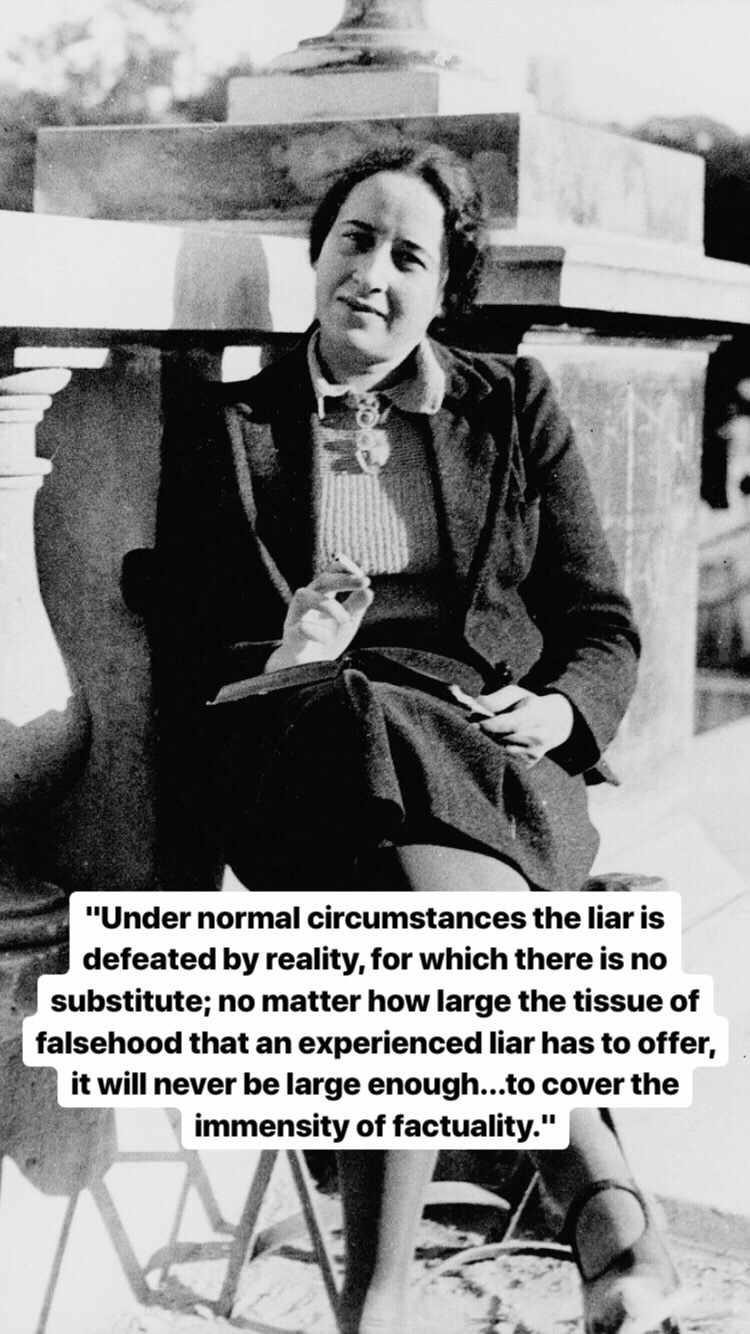 Photo of Hannah Arendt