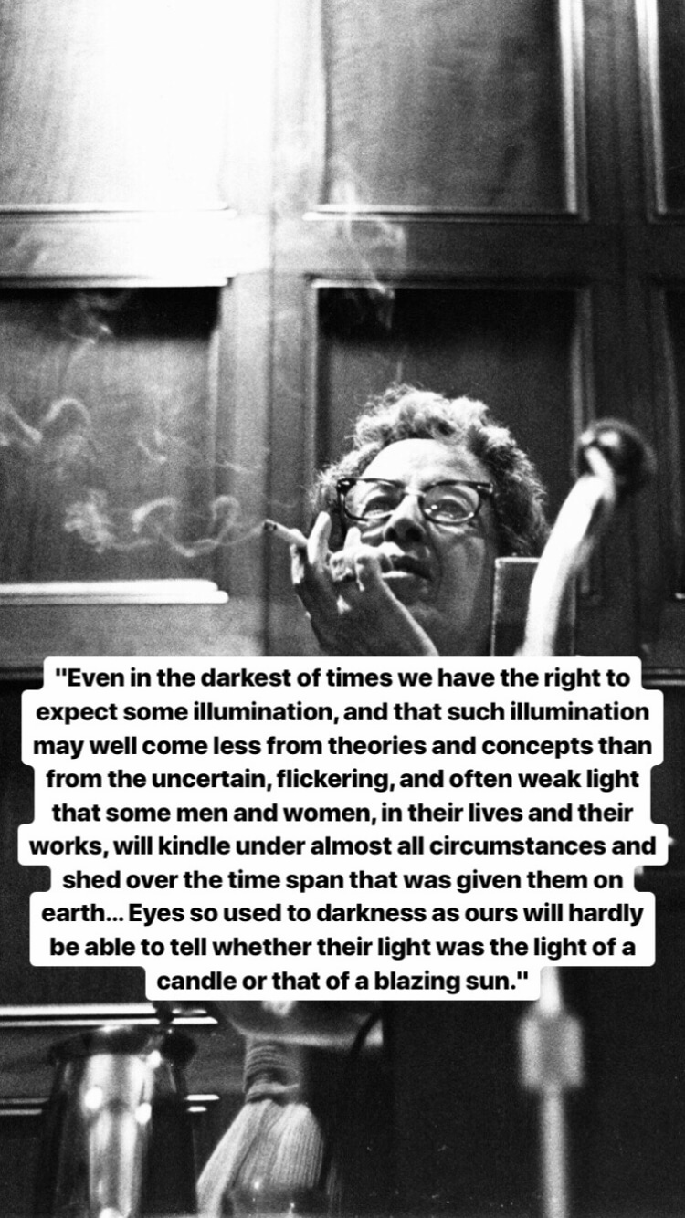 Photo of Hannah Arendt