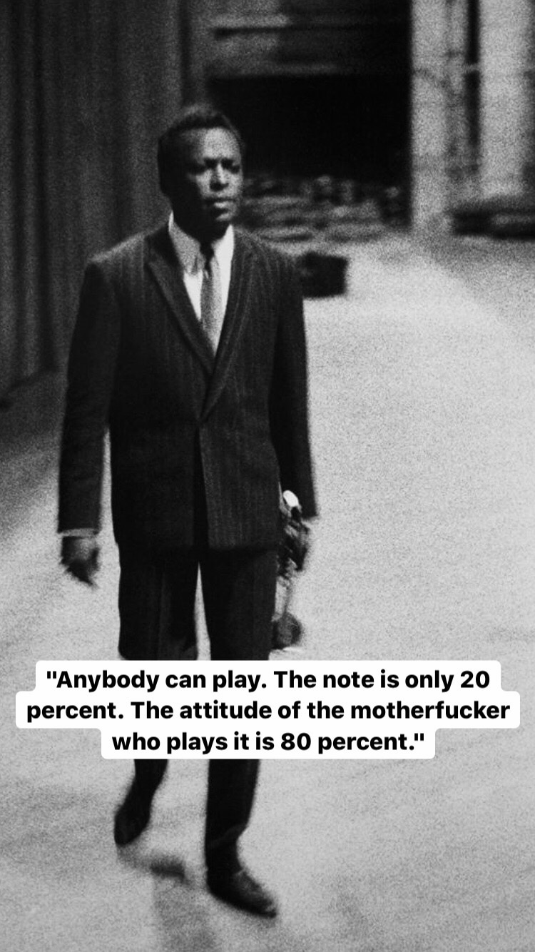 Photo of Miles Davis