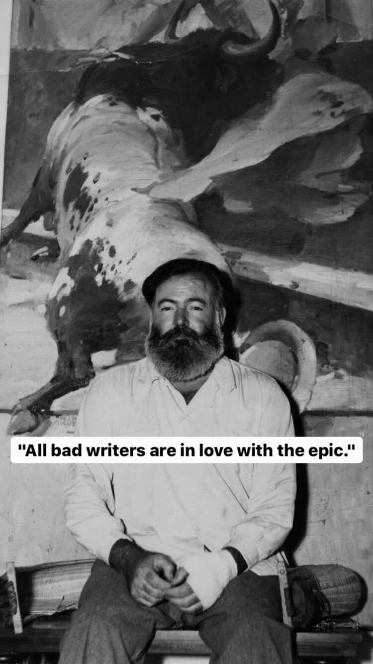 Photo of Ernest Hemingway