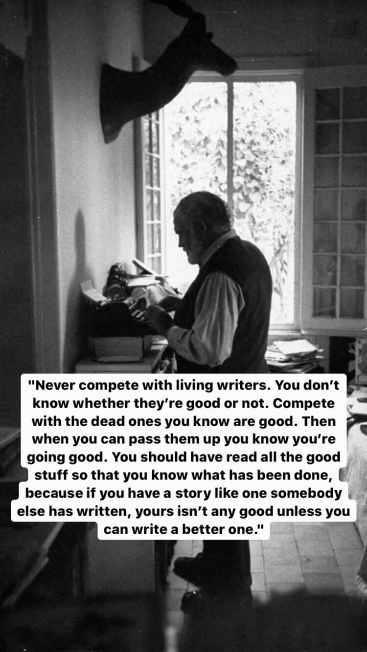 Photo of Ernest Hemingway