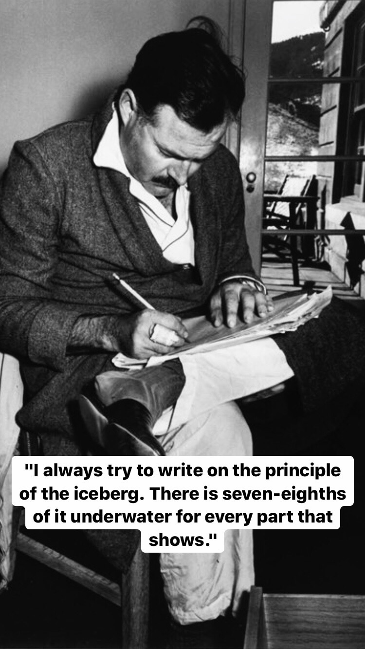 Photo of Ernest Hemingway