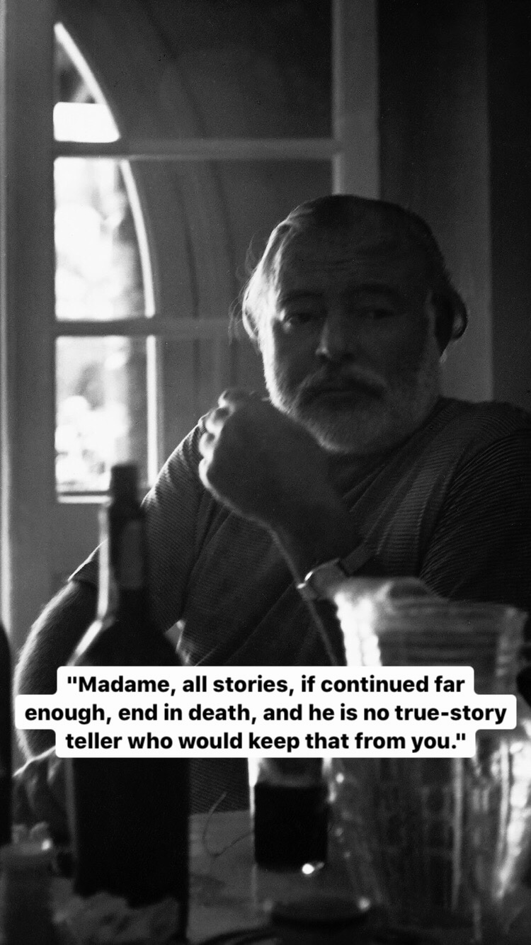 Photo of Ernest Hemingway