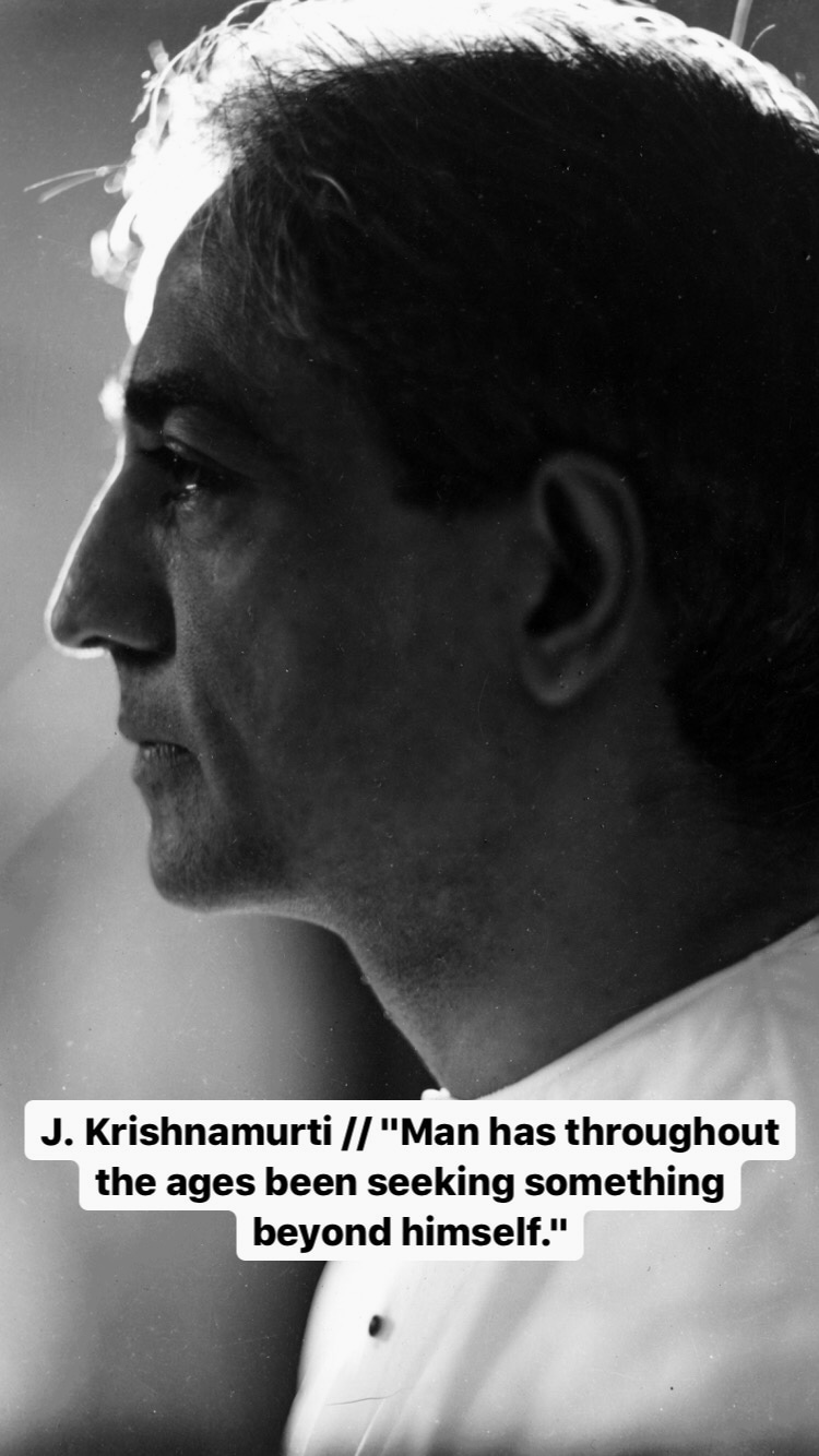 Photo of J. Krishnamurti