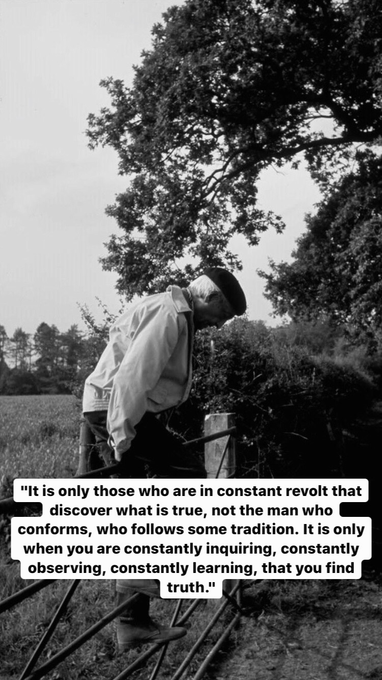 Photo of J. Krishnamurti