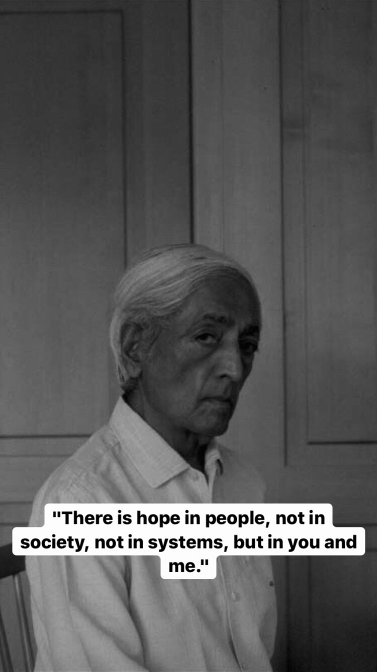 Photo of J. Krishnamurti