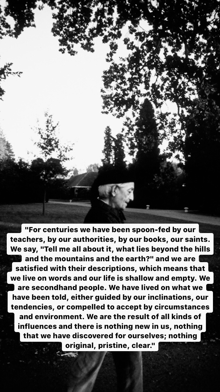 Photo of J. Krishnamurti