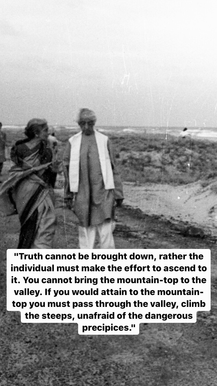 Photo of J. Krishnamurti