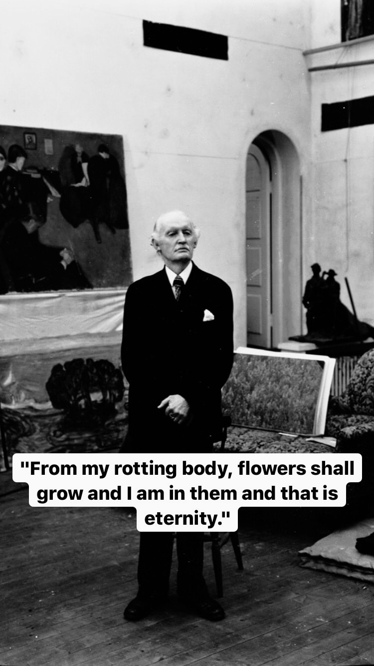 Photo of Edvard Munch