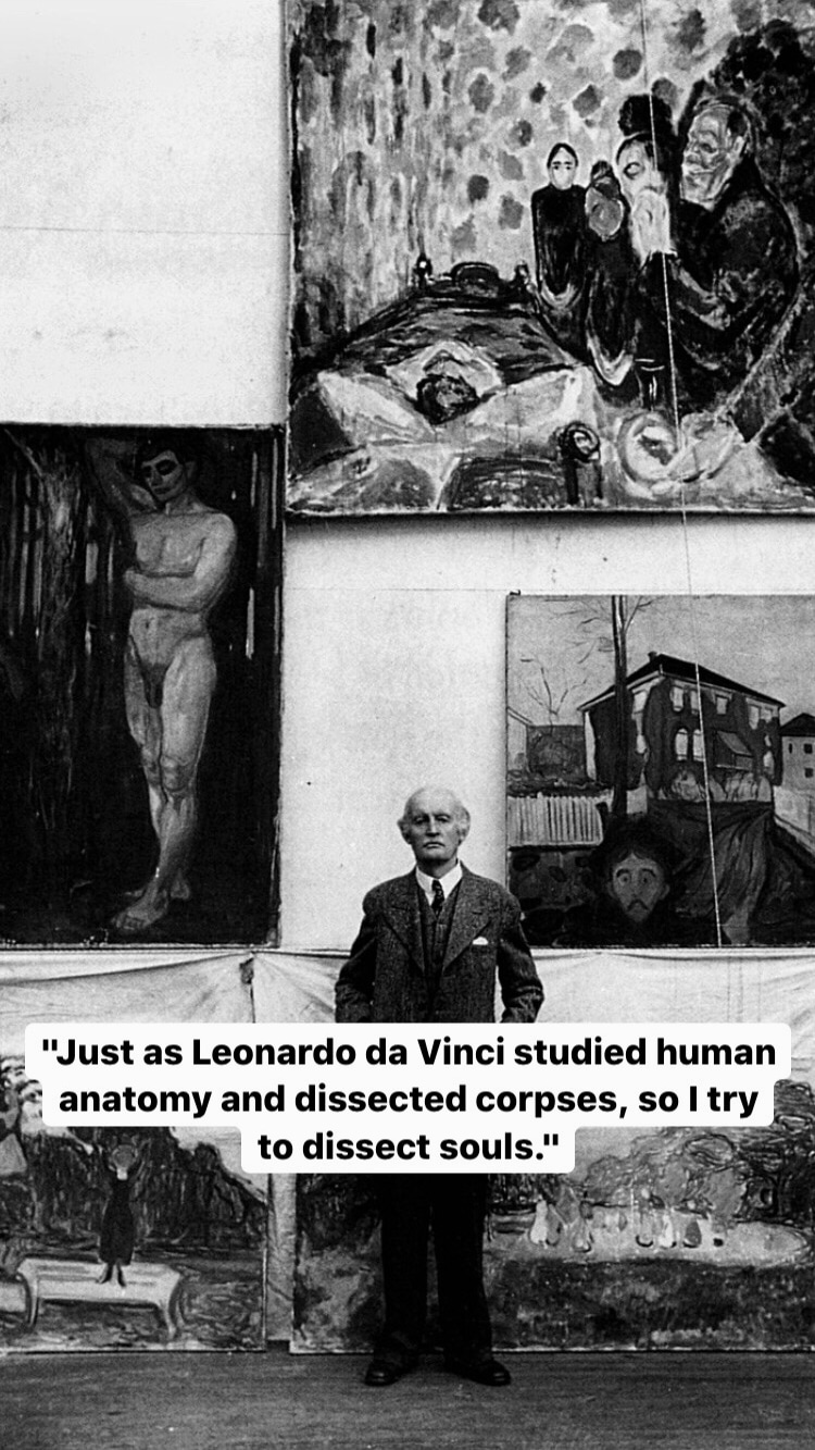 Photo of Edvard Munch