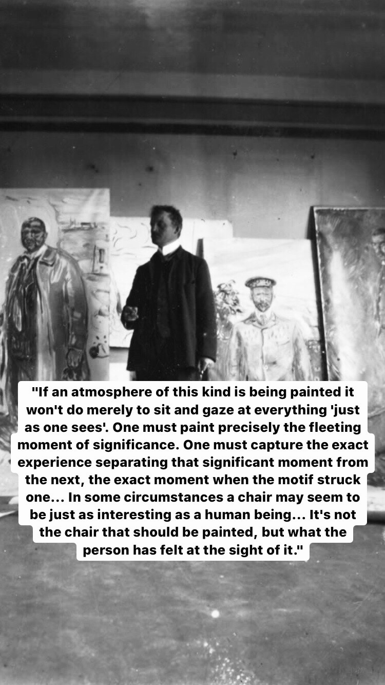 Photo of Edvard Munch