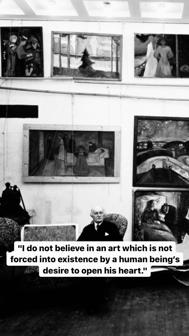 Photo of Edvard Munch