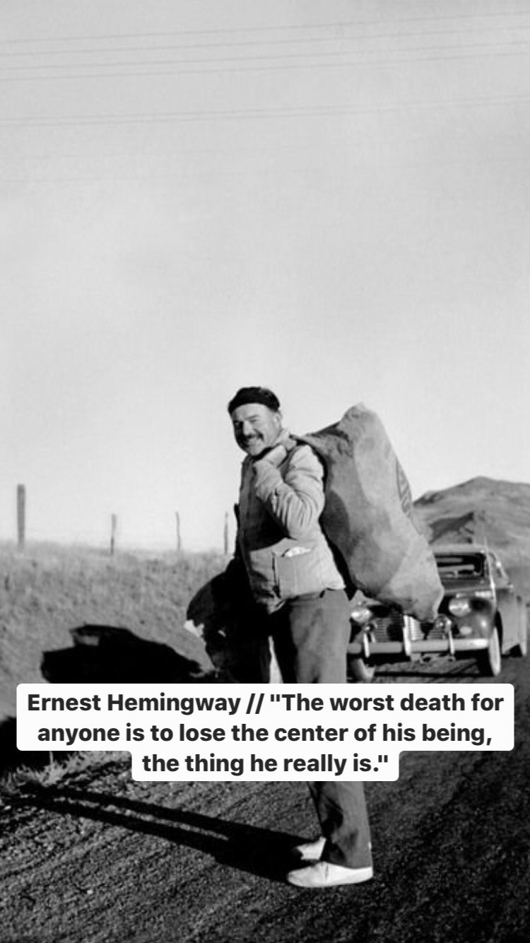 Photo of Ernest Hemingway