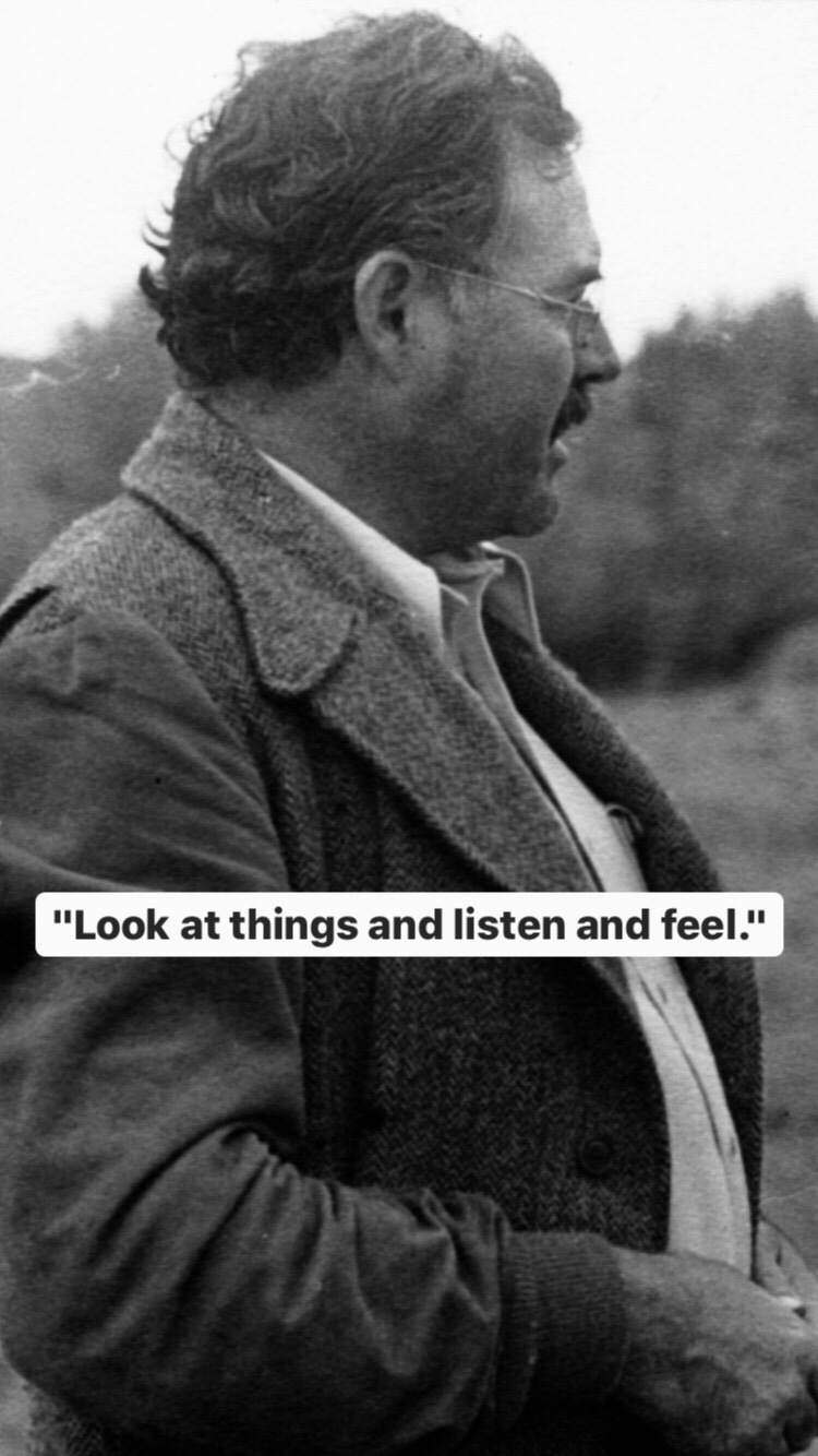 Photo of Ernest Hemingway