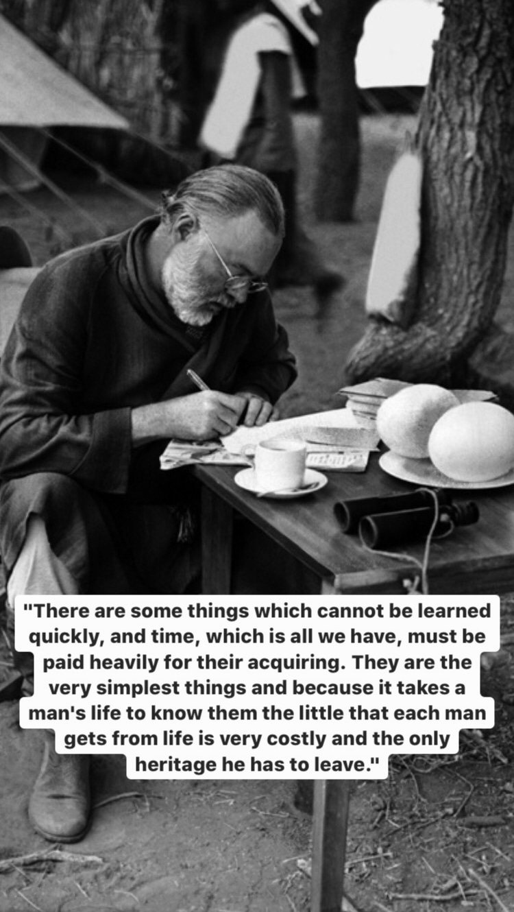 Photo of Ernest Hemingway