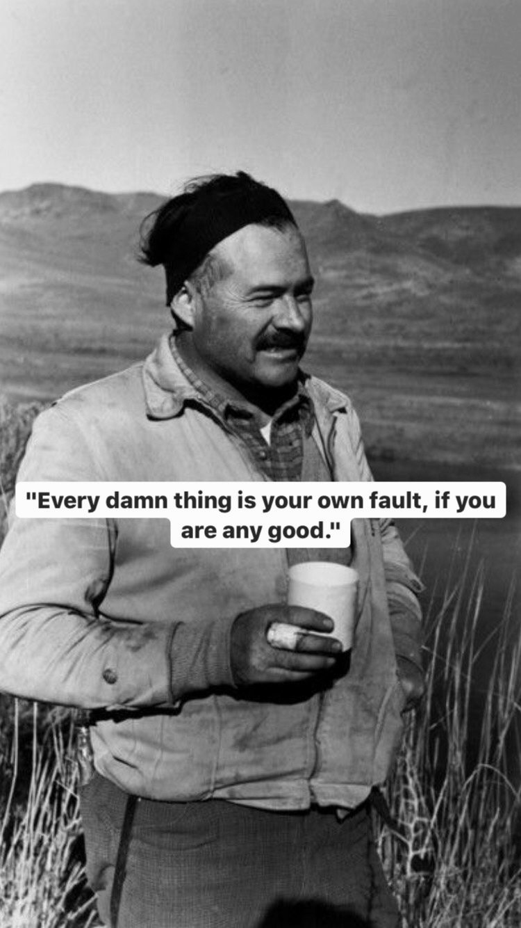 Photo of Ernest Hemingway