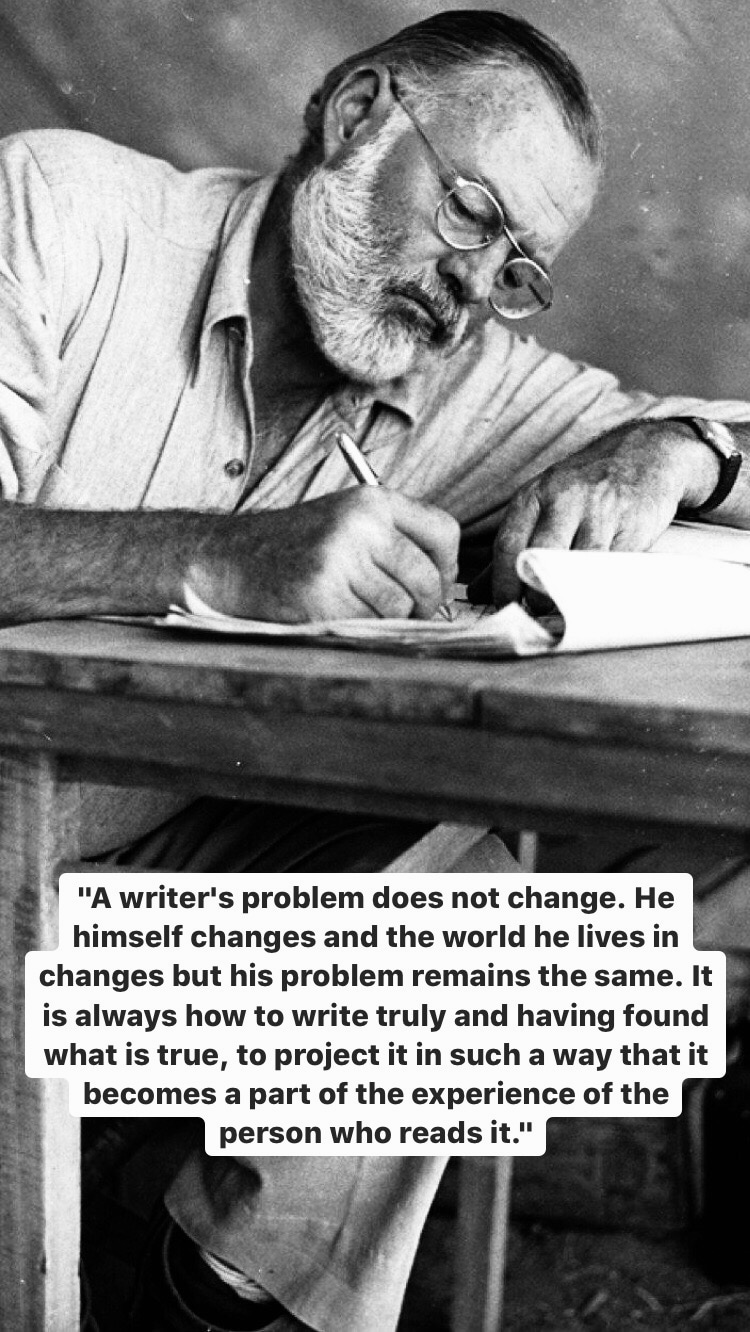 Photo of Ernest Hemingway