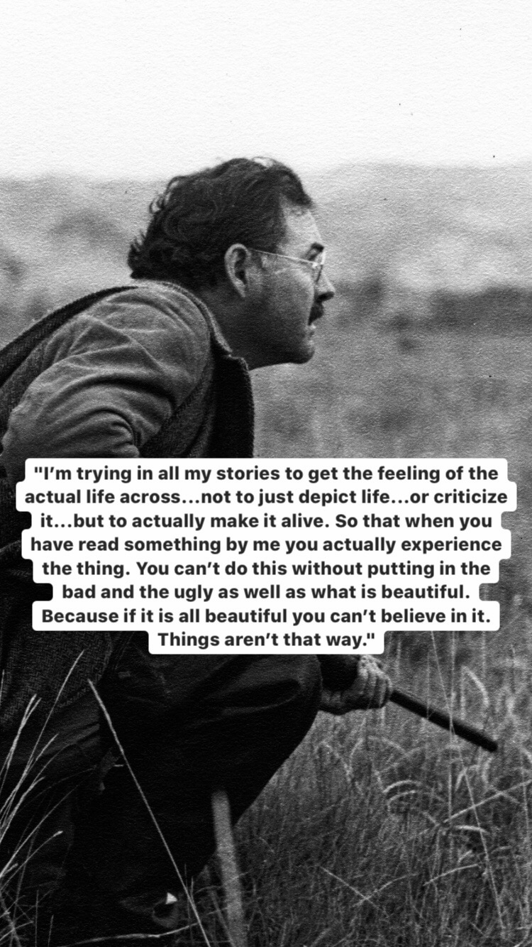 Photo of Ernest Hemingway