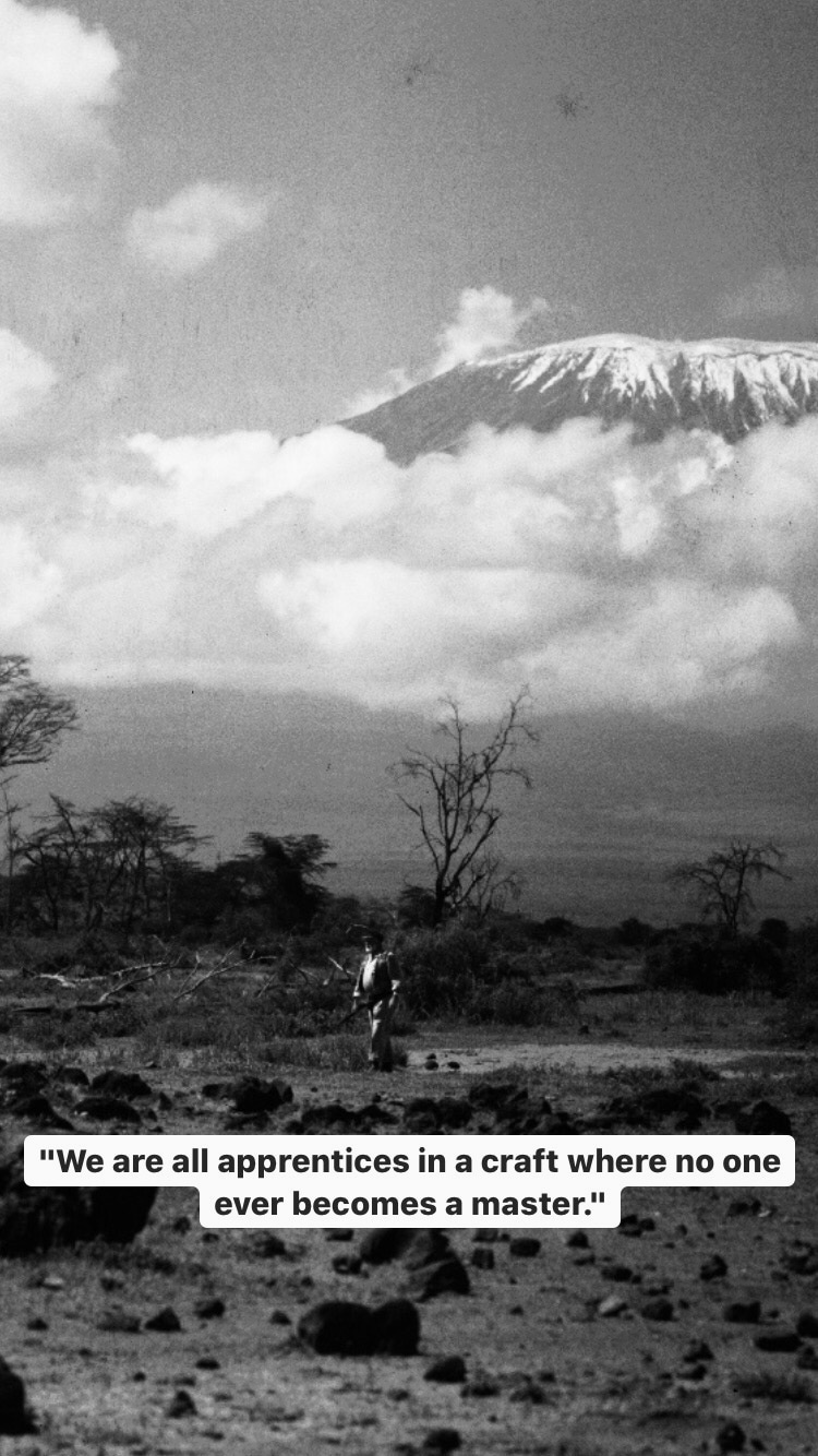 Photo of Ernest Hemingway