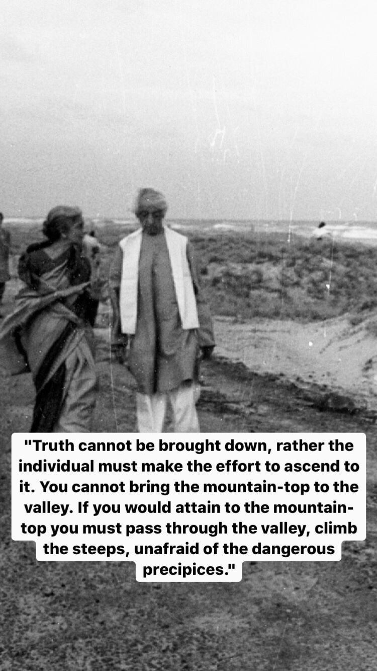 Photo of J. Krishnamurti