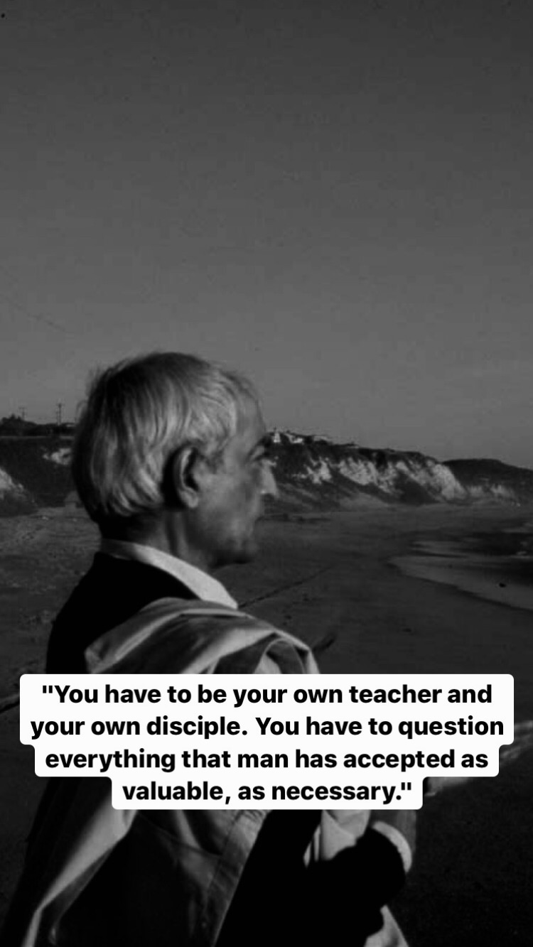 Photo of J. Krishnamurti