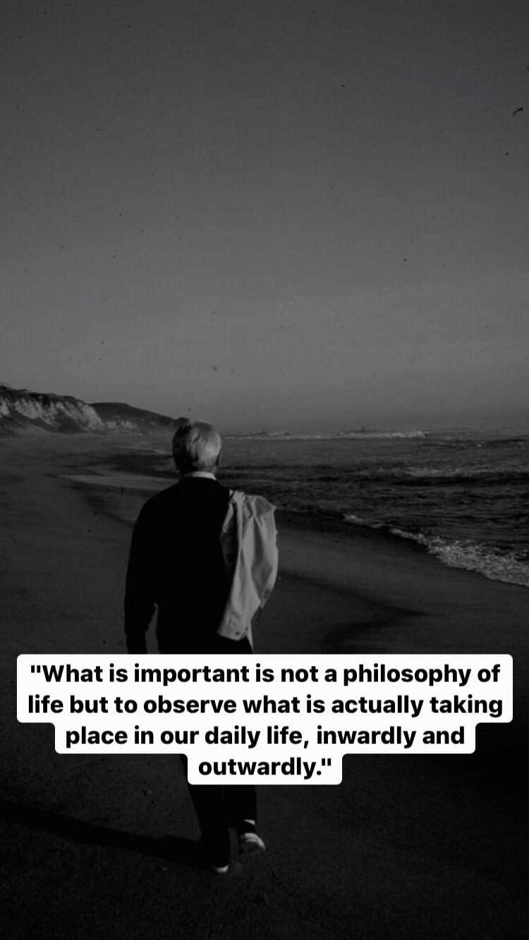 Photo of J. Krishnamurti