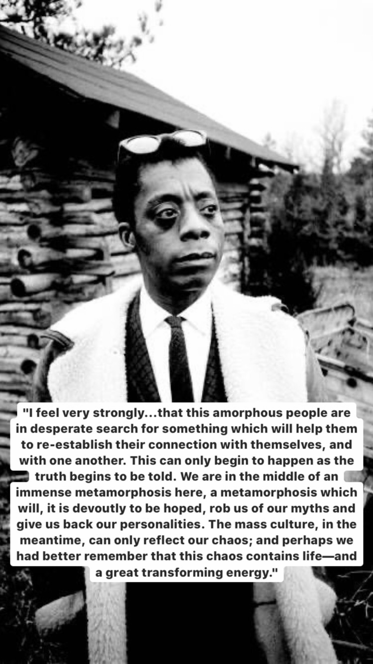 Photo of James Baldwin