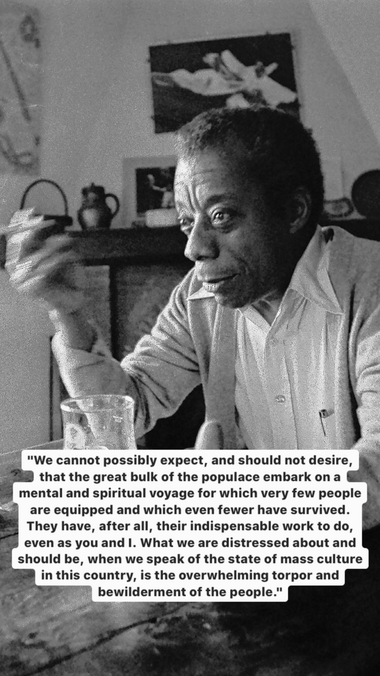 Photo of James Baldwin