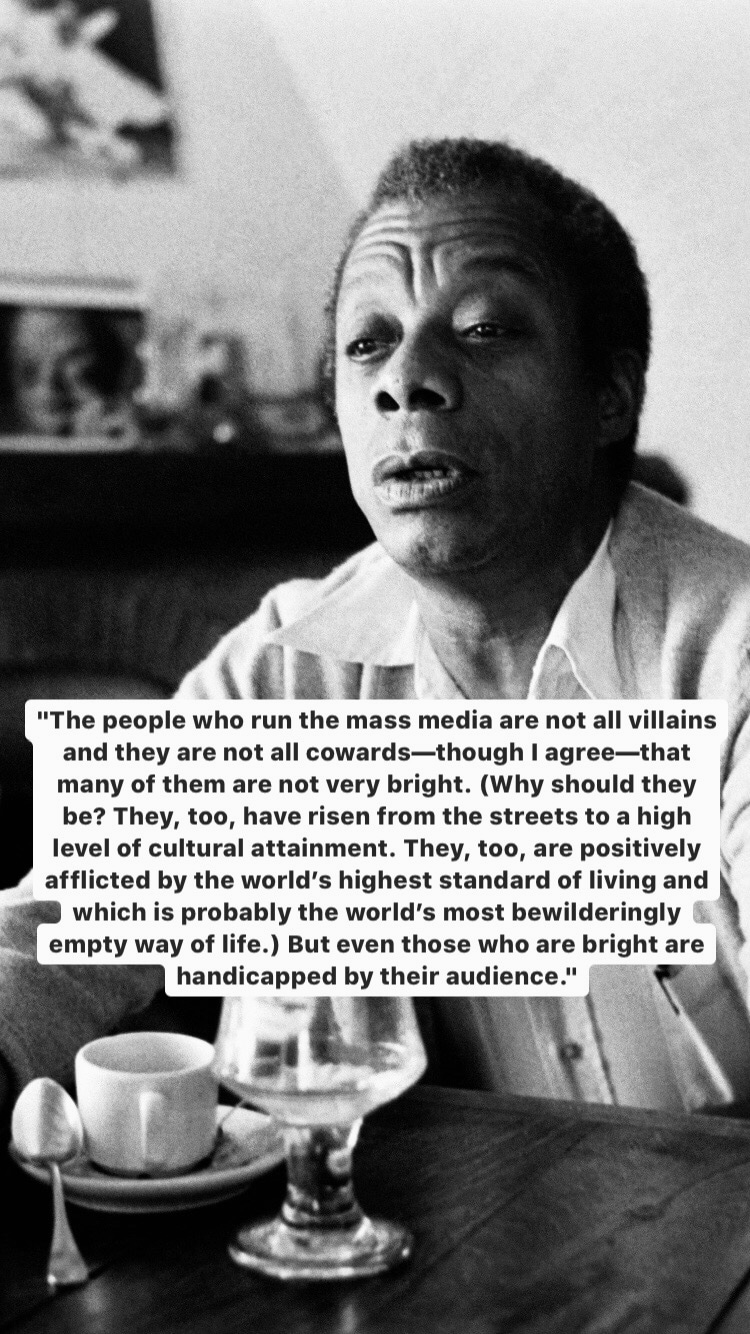 Photo of James Baldwin