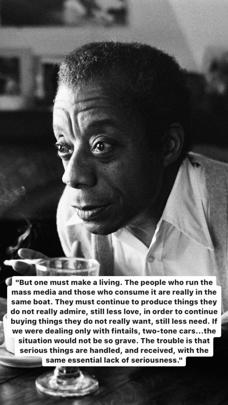 Photo of James Baldwin