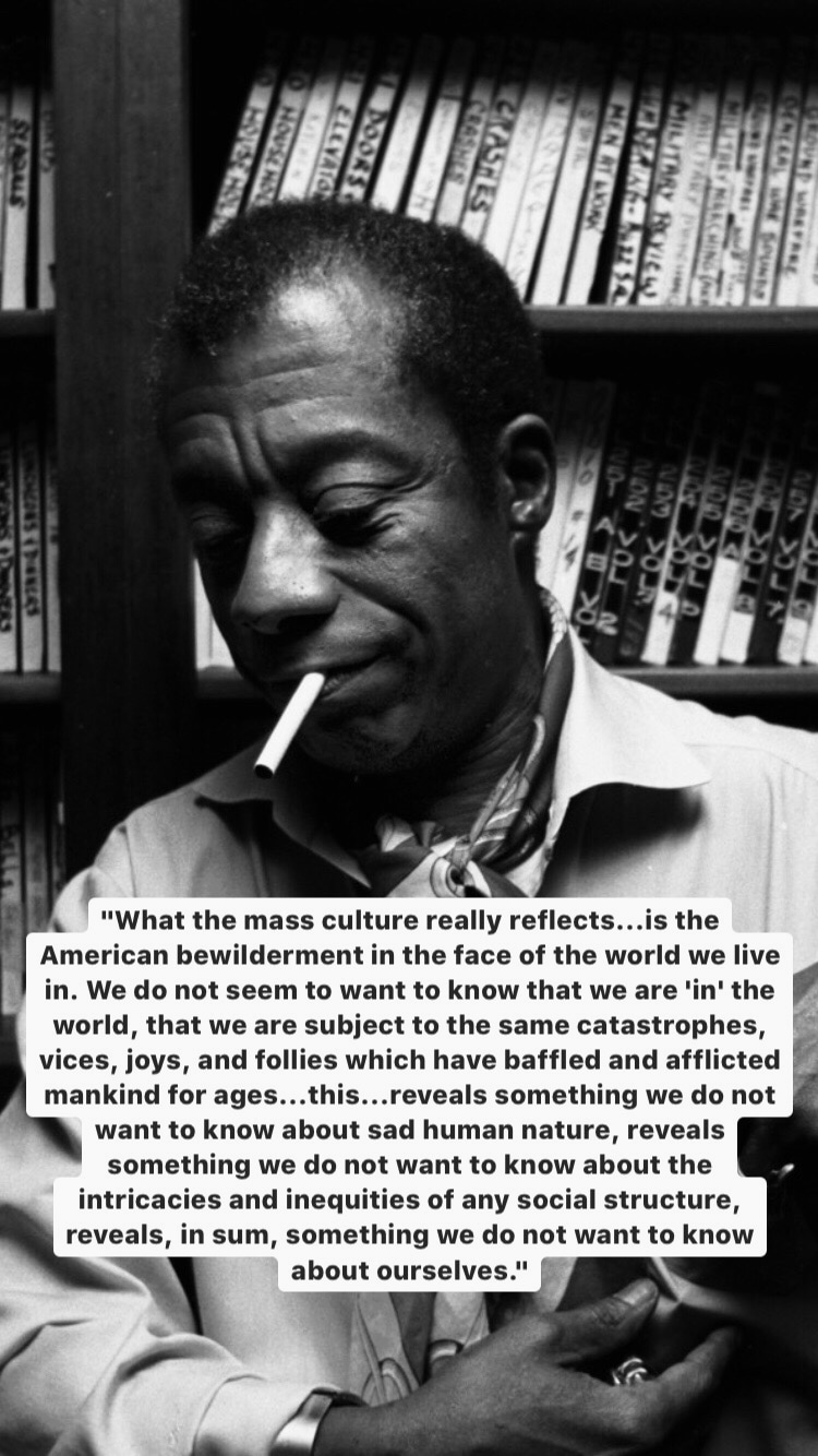 Photo of James Baldwin