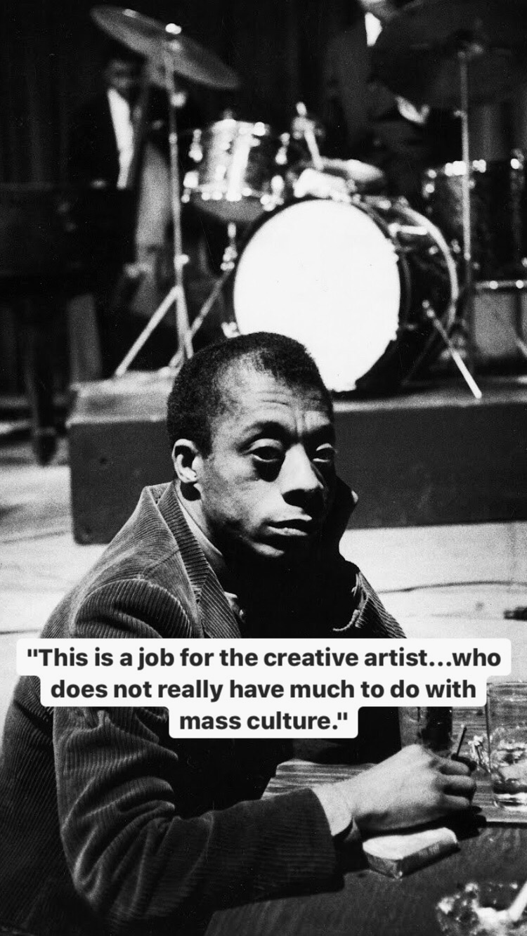 Photo of James Baldwin