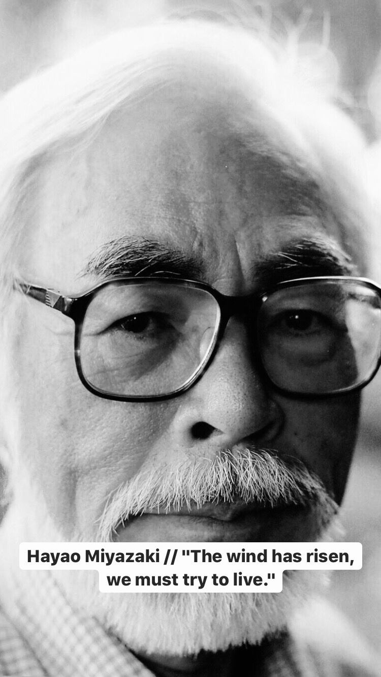 Photo of Hayao Miyazaki