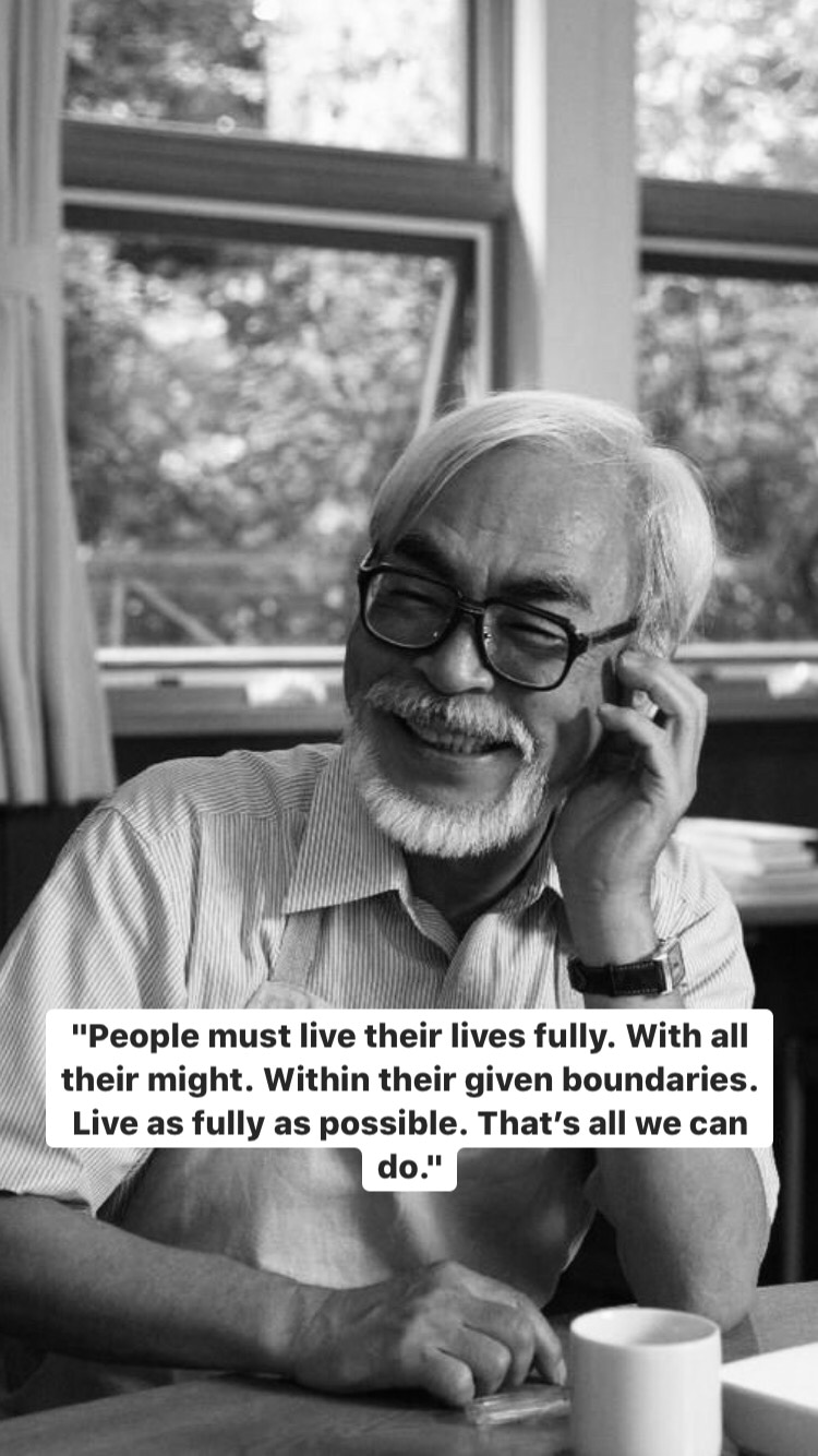 Photo of Hayao Miyazaki