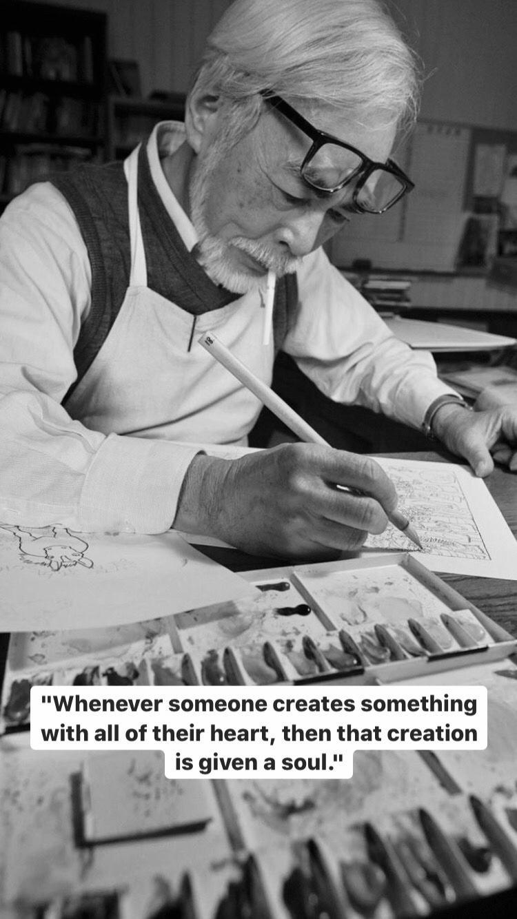 Photo of Hayao Miyazaki