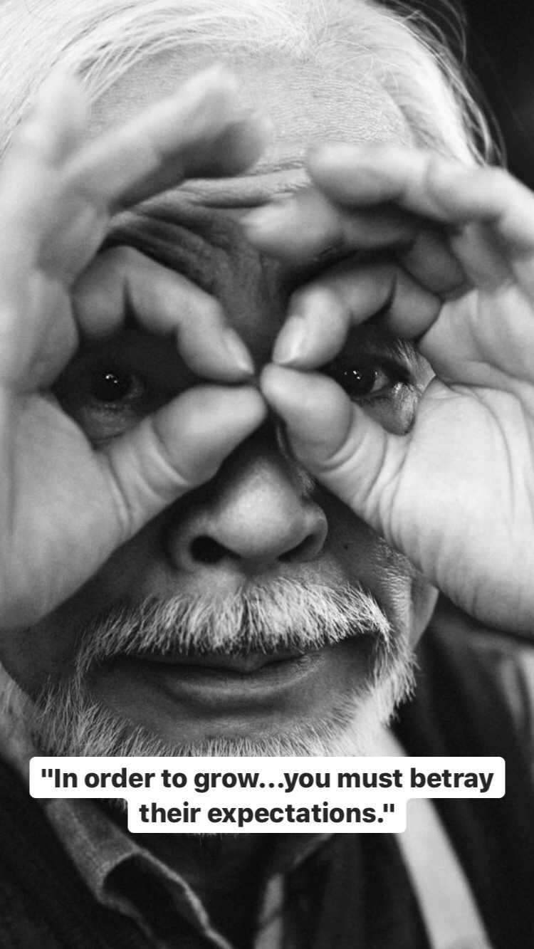Photo of Hayao Miyazaki