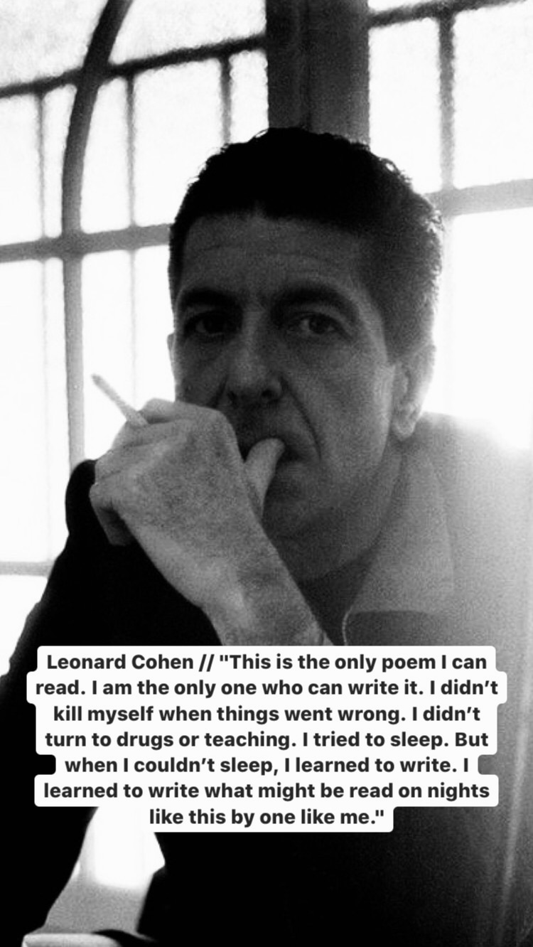 Photo of Leonard Cohen