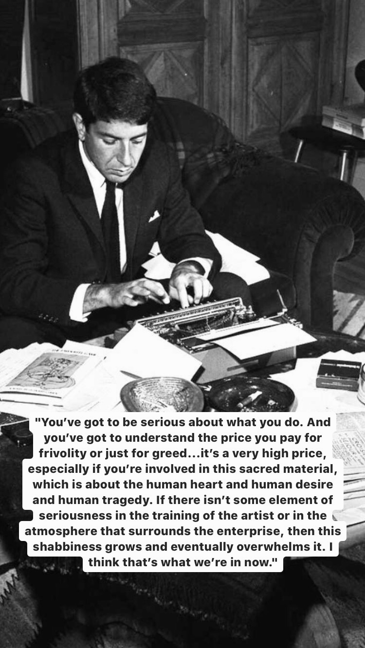 Photo of Leonard Cohen