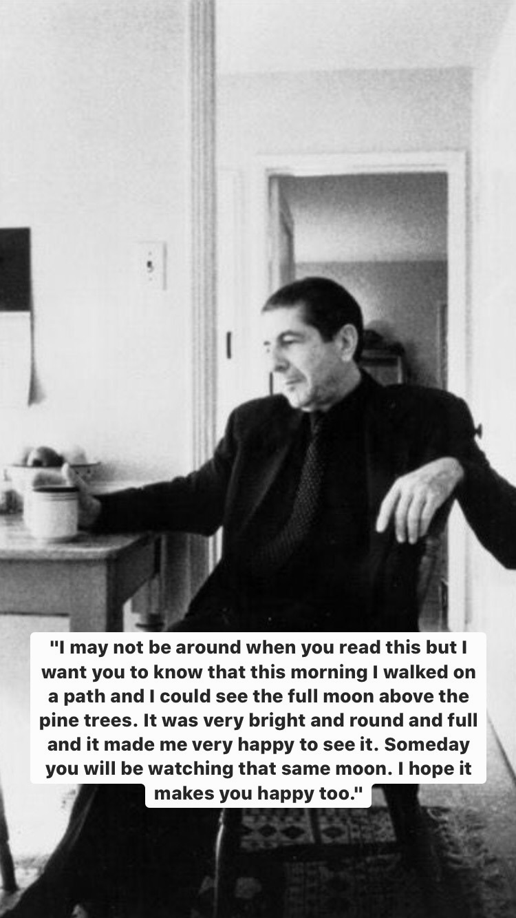 Photo of Leonard Cohen