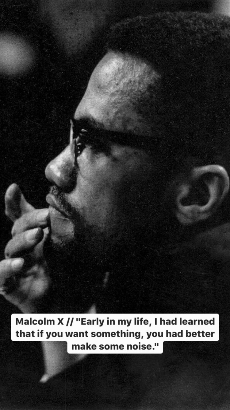 Photo of Malcolm X
