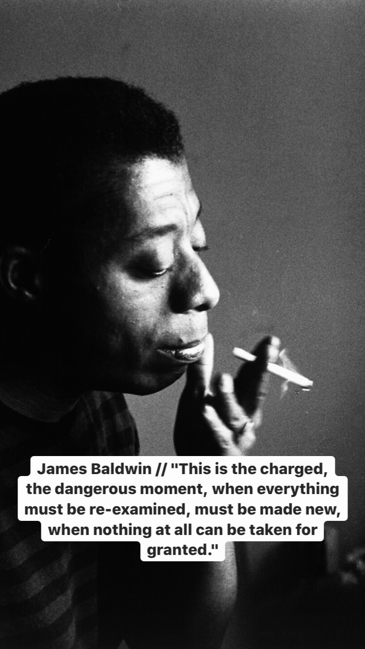 Photo of James Baldwin