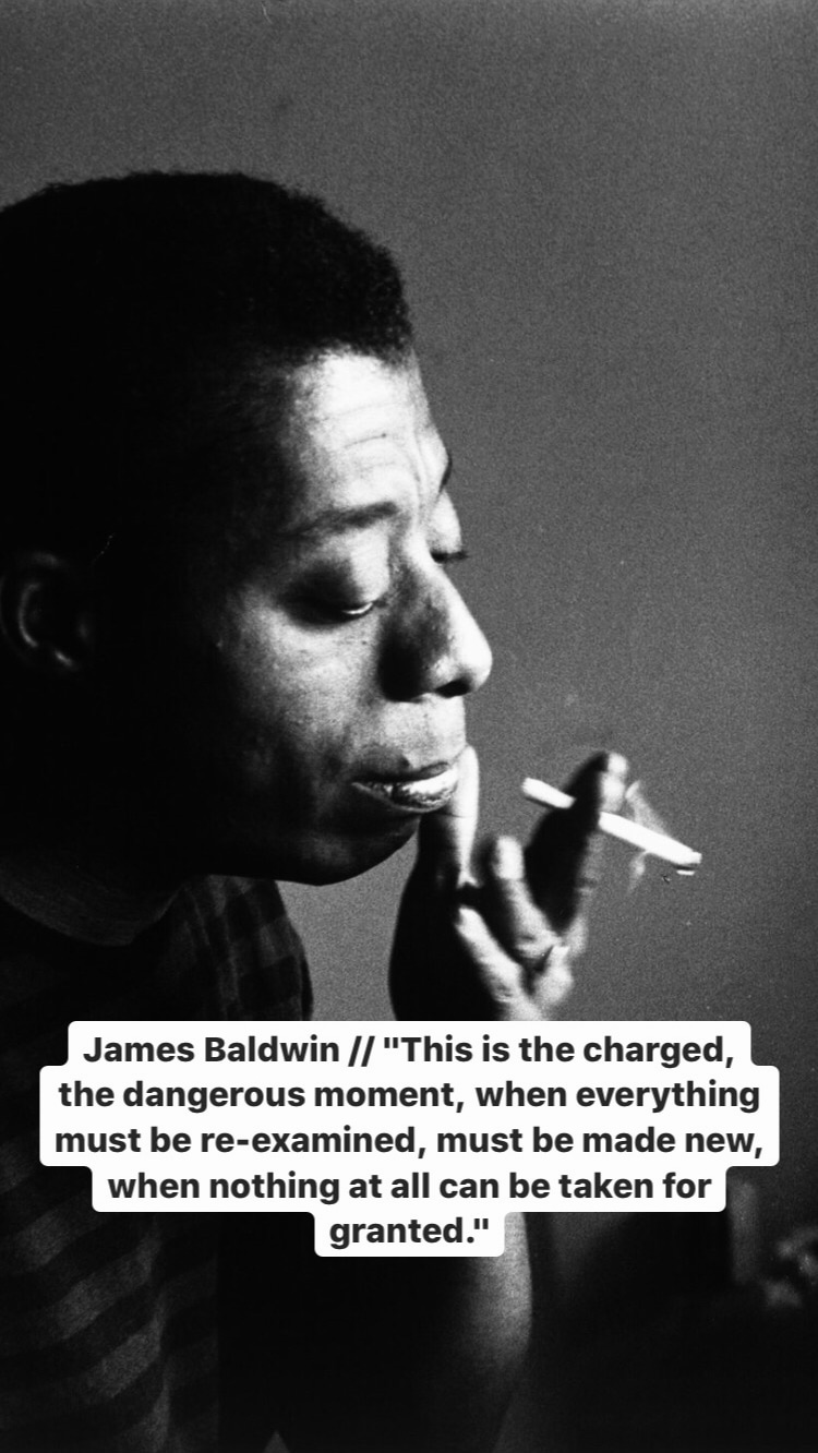 Photo of James Baldwin