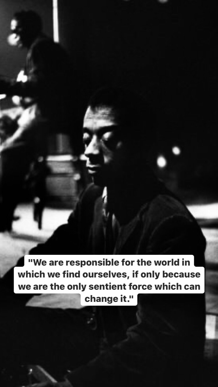 Photo of James Baldwin